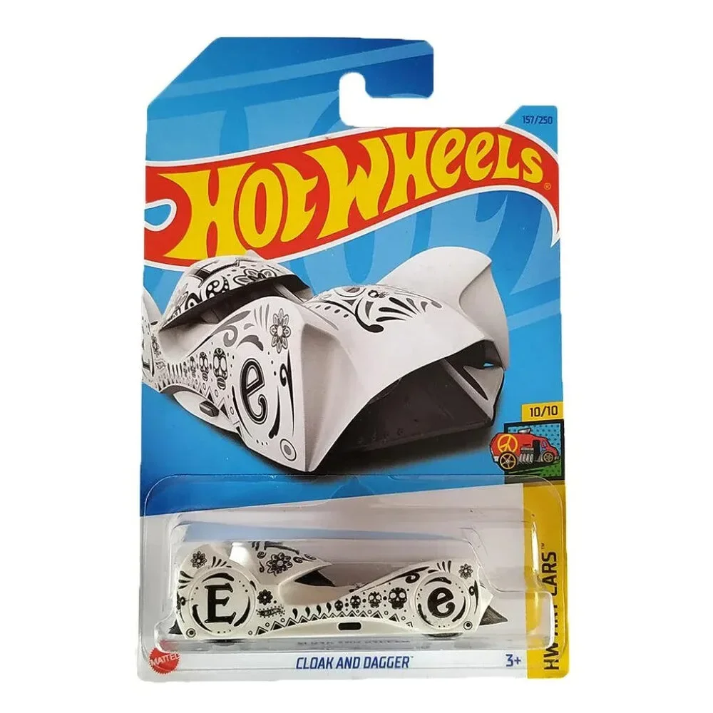 Hot Wheels Cloak and Digger WHITE HW Art Cars 10/10 157/250